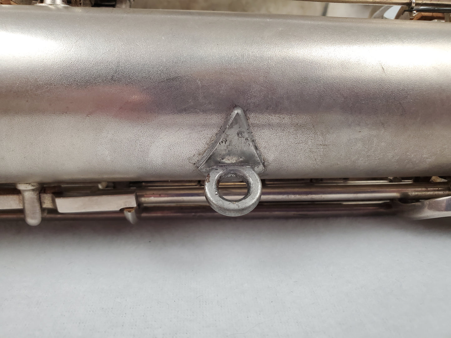 Conn 12M Bari Saxophone 291xxx - Silver Plated w Gold Wash Bell
