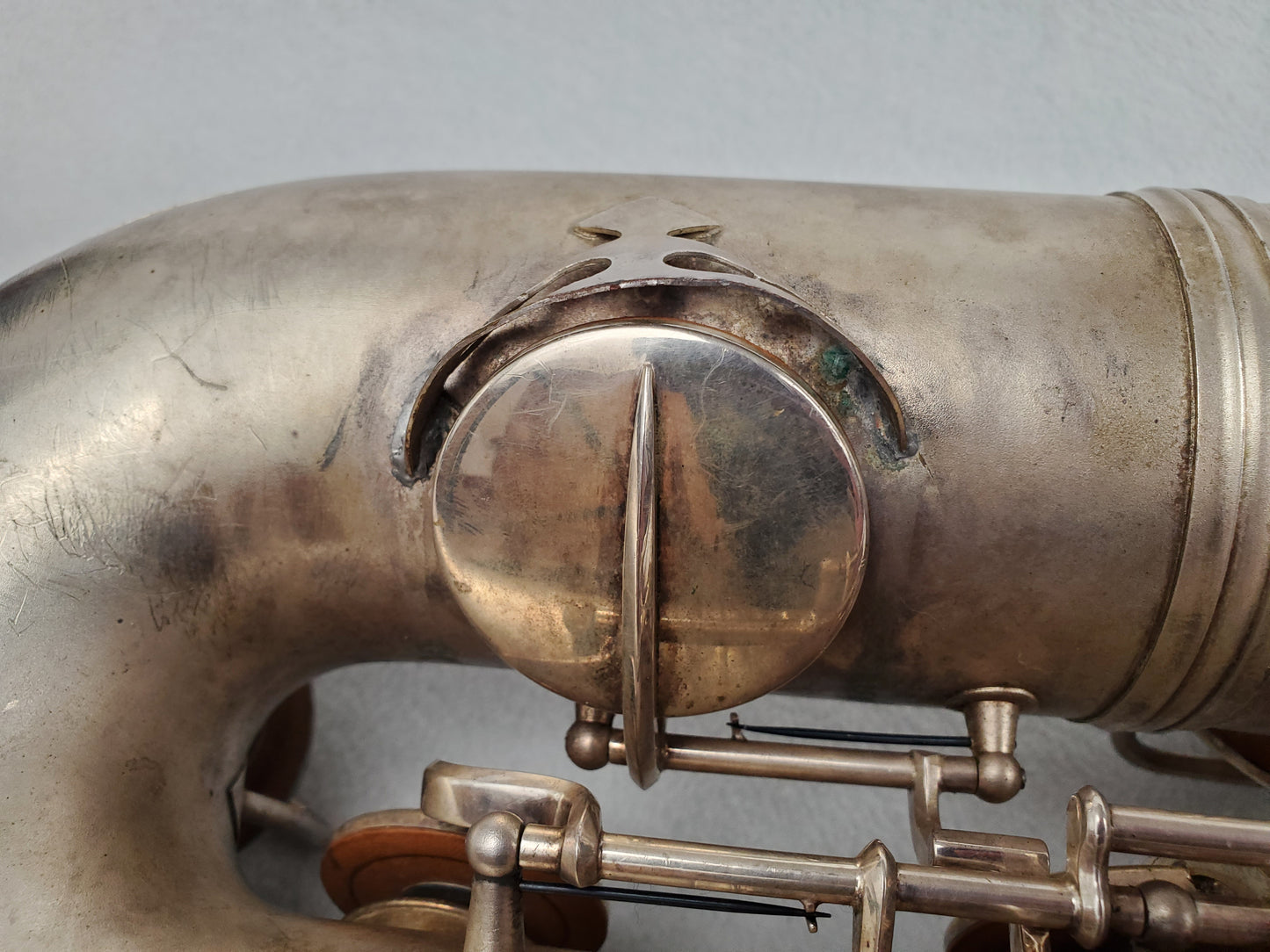 Conn 12M Bari Saxophone 291xxx - Silver Plated w Gold Wash Bell