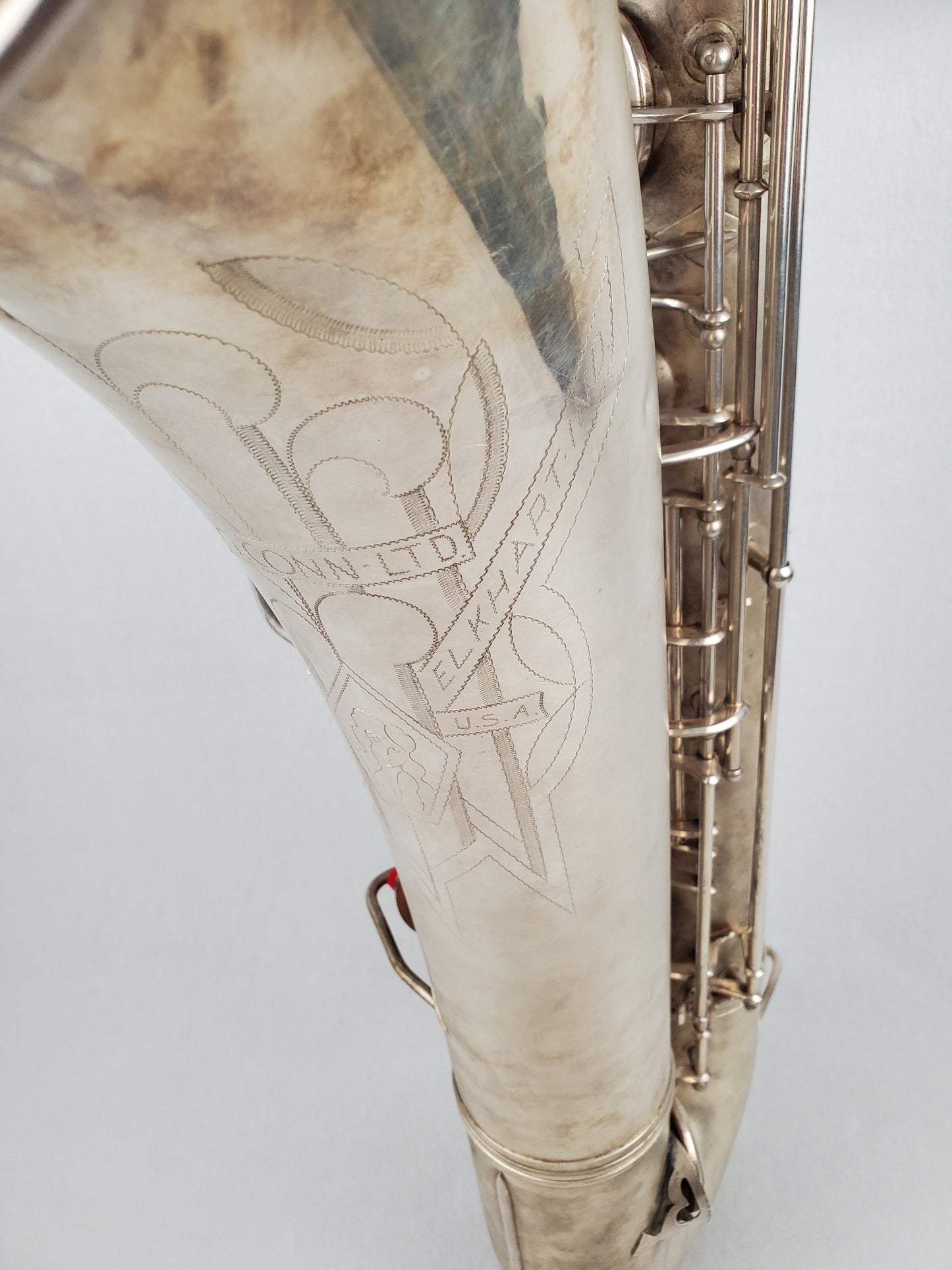 Conn 12M Bari Saxophone 291xxx - Silver Plated w Gold Wash Bell