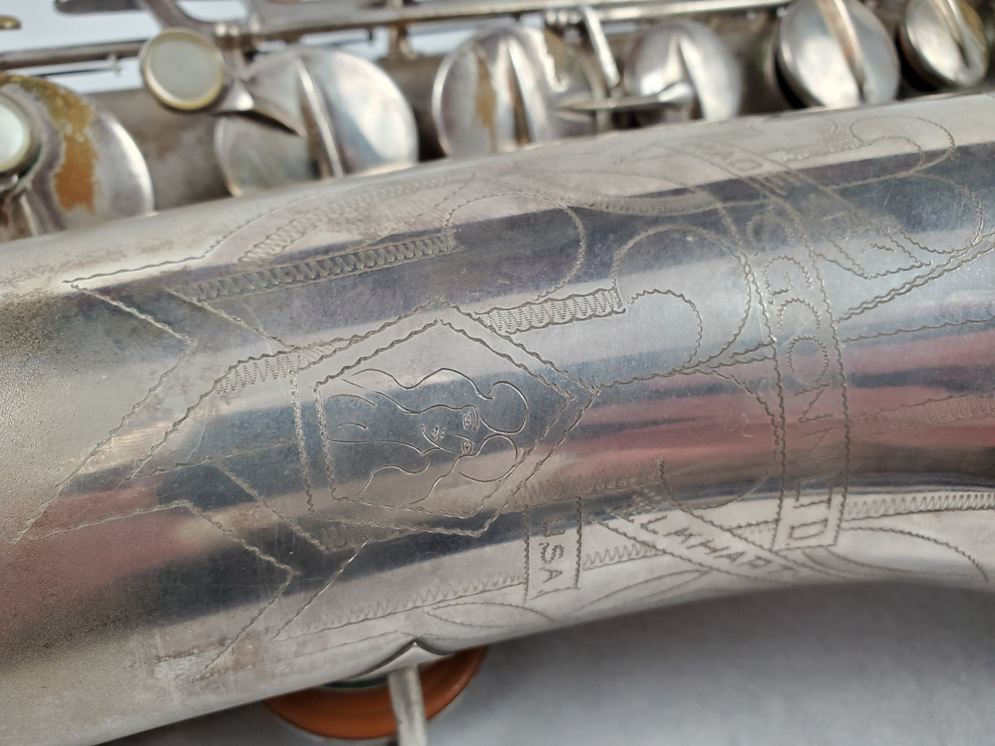 Conn 10M Tenor Saxophone 274xxx - Silver Plated w Gold Wash Bell
