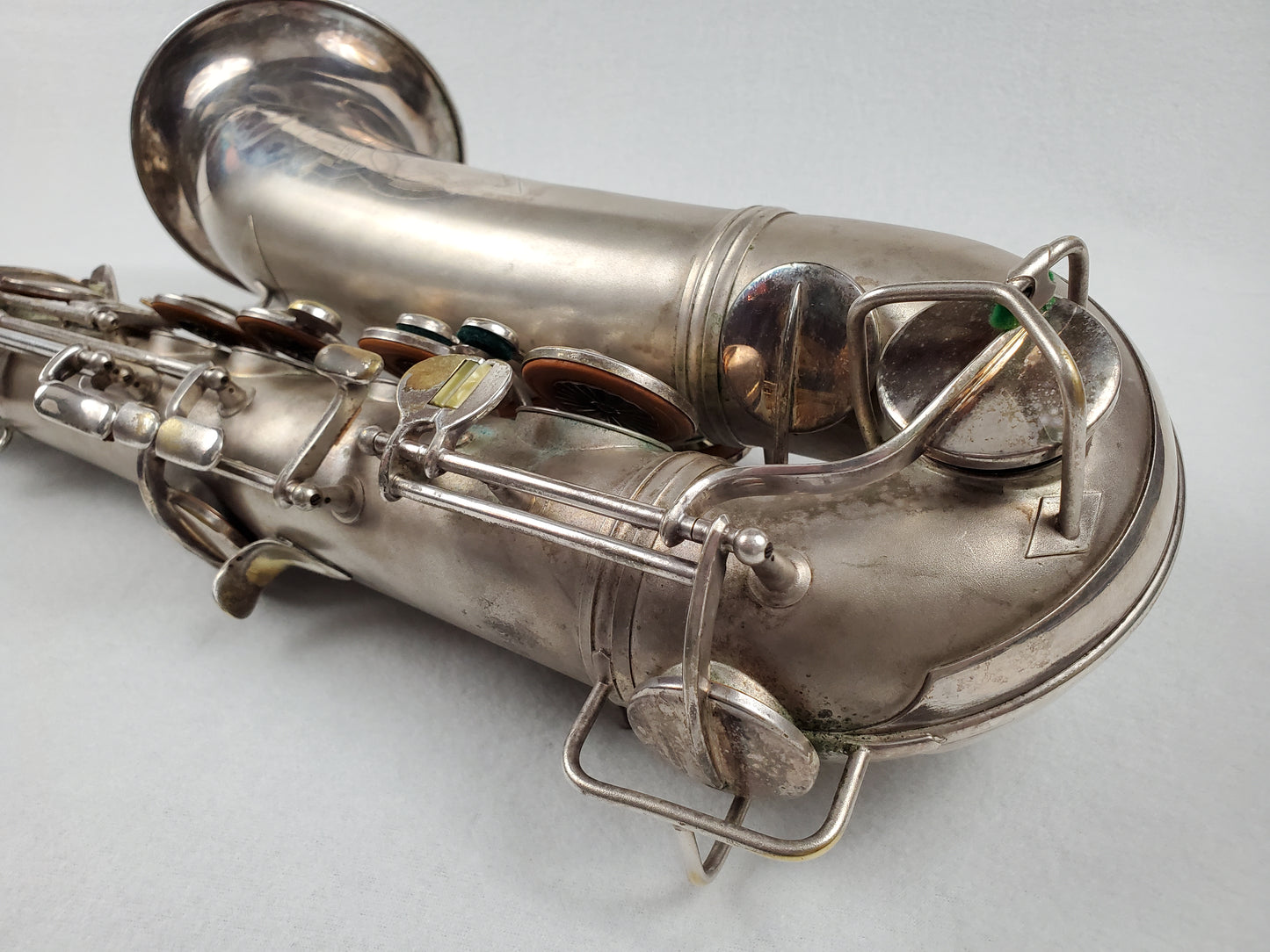 Conn 10M Tenor Saxophone 274xxx - Silver Plated w Gold Wash Bell