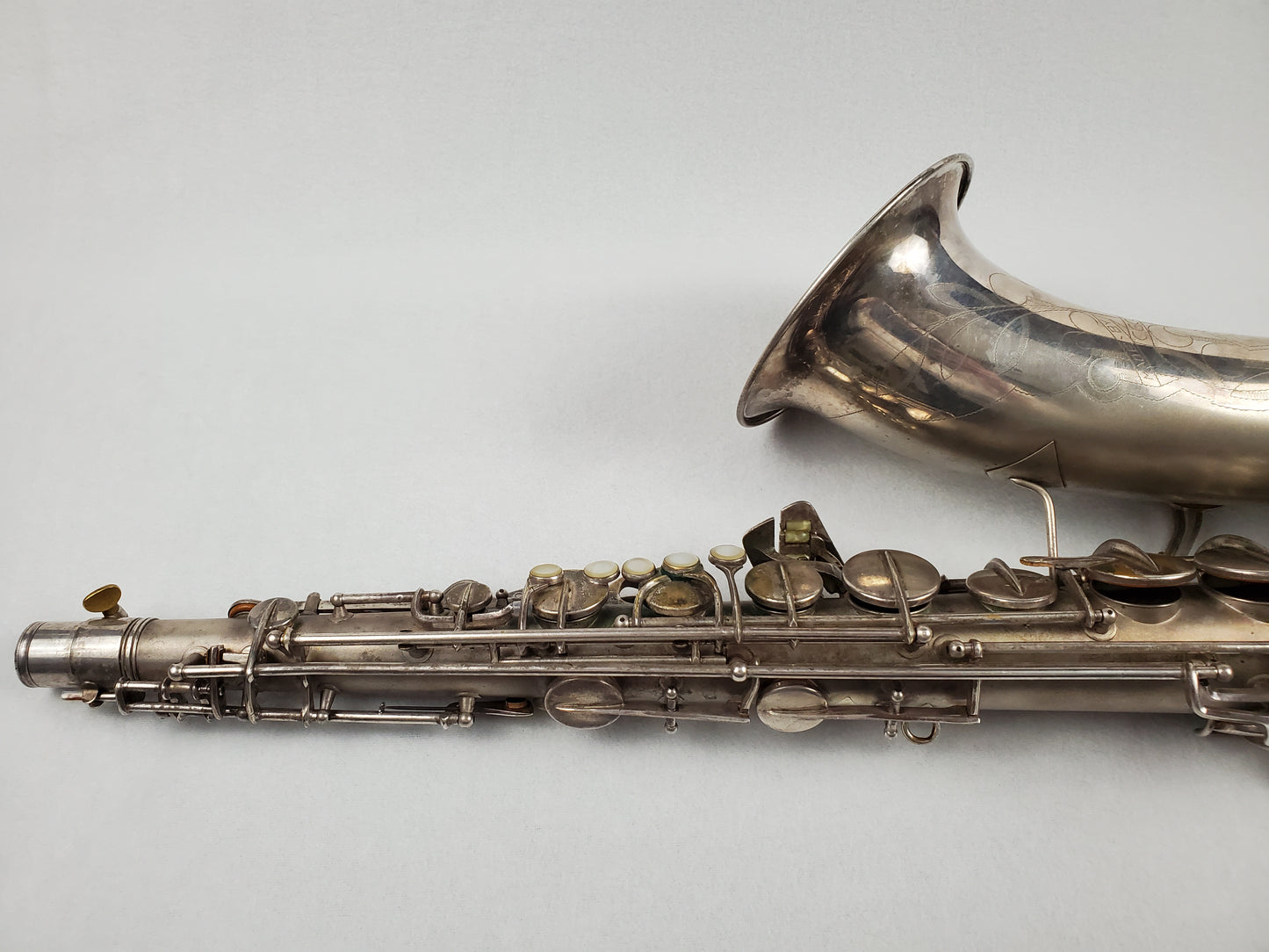 Conn 10M Tenor Saxophone 274xxx - Silver Plated w Gold Wash Bell