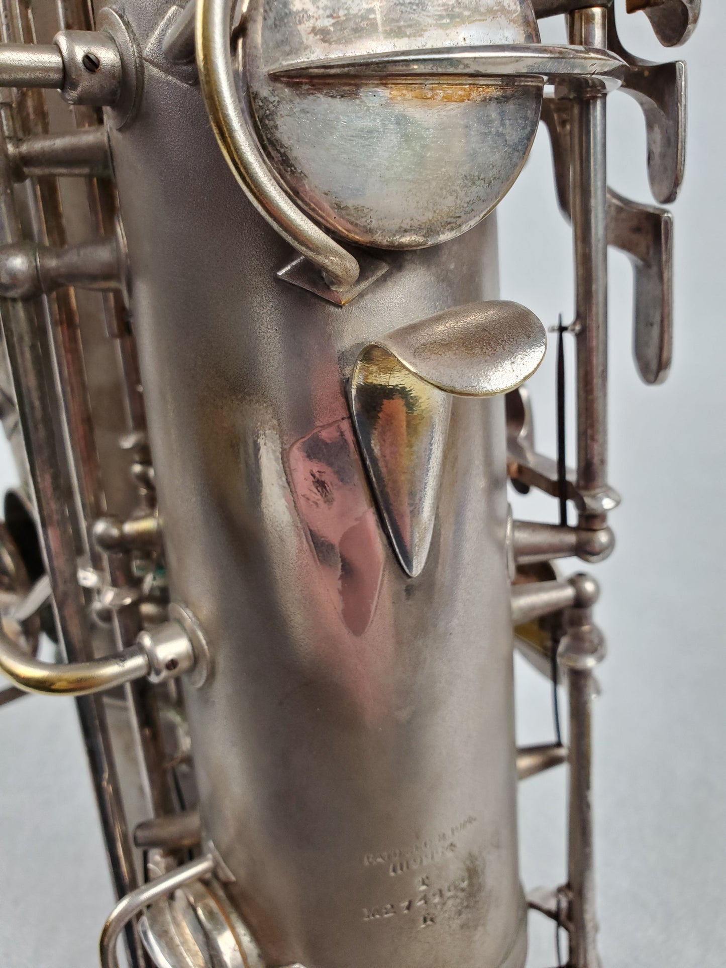 Conn 10M Tenor Saxophone 274xxx - Silver Plated w Gold Wash Bell