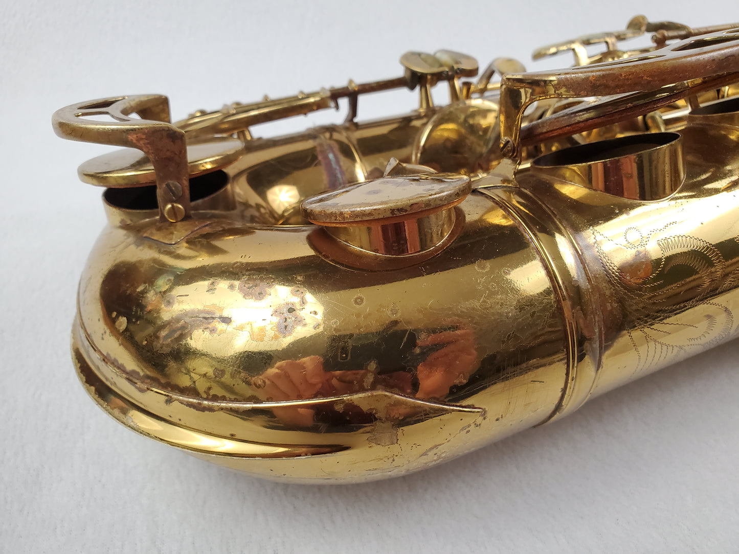 King Super 20 Tenor Saxophone 320xxx - Full Pearls