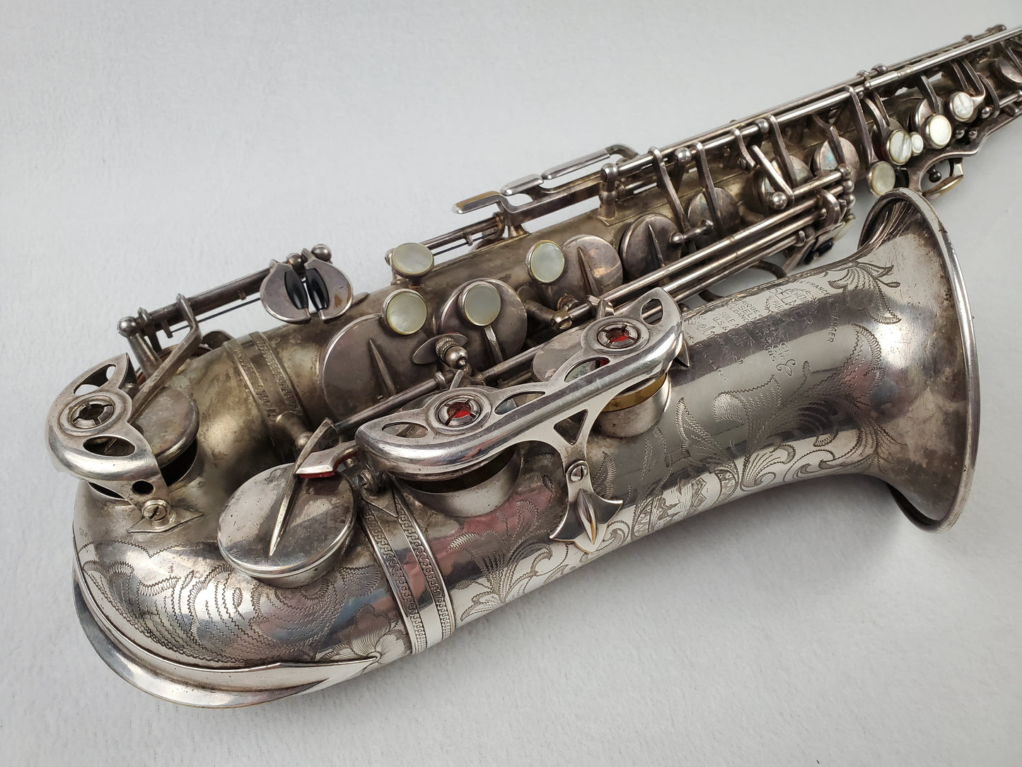 Selmer Balanced Action BA Alto Saxophone 22xxx - Satin Silver Plated w Gold Wash Bell