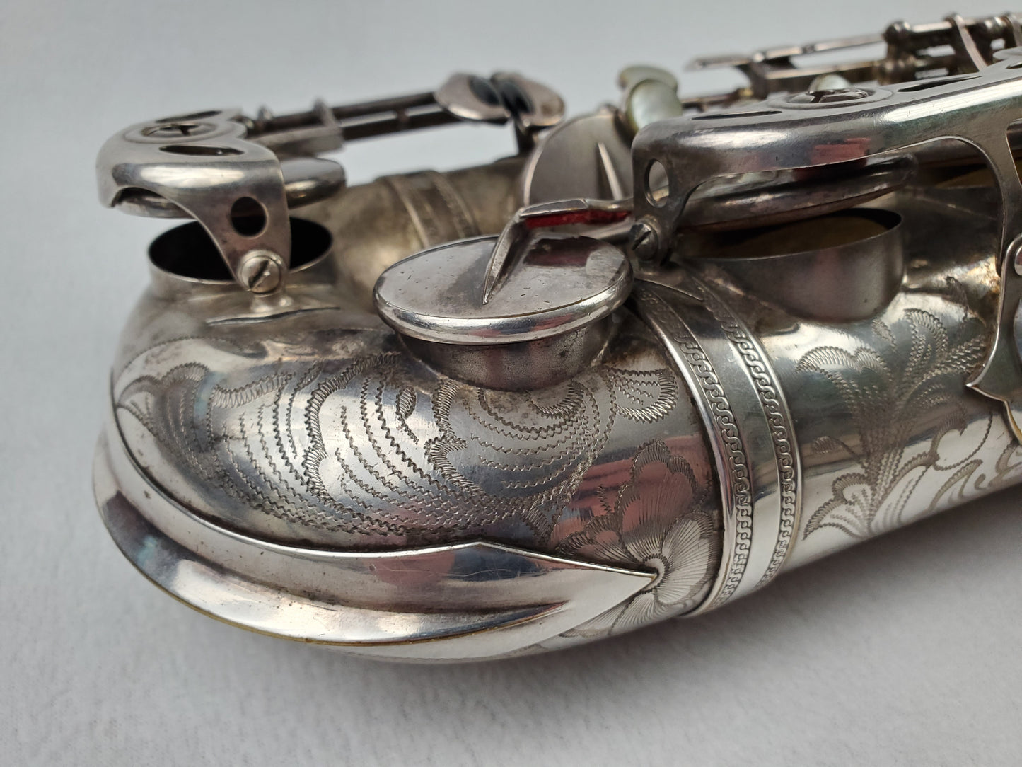 Selmer Balanced Action BA Alto Saxophone 22xxx - Satin Silver Plated w Gold Wash Bell
