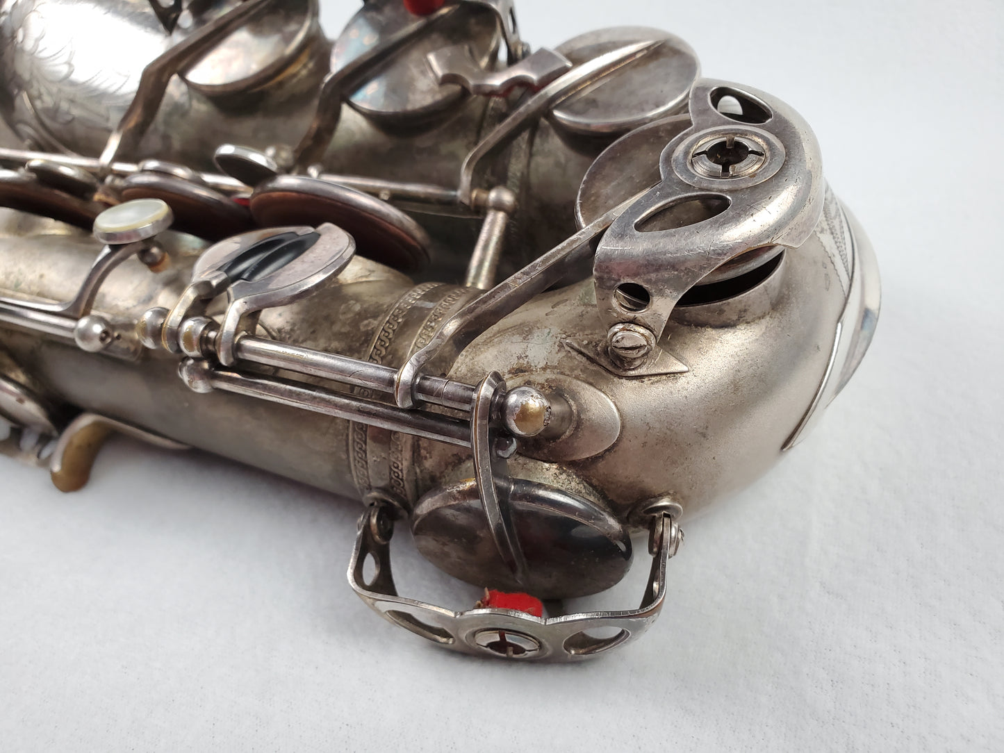 Selmer Balanced Action BA Alto Saxophone 22xxx - Satin Silver Plated w Gold Wash Bell