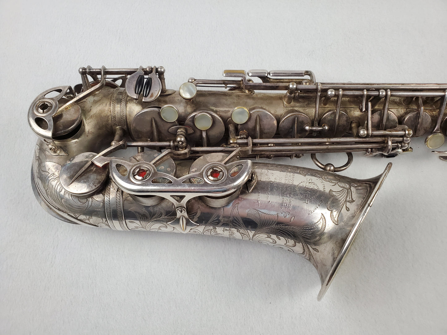 Selmer Balanced Action BA Alto Saxophone 22xxx - Satin Silver Plated w Gold Wash Bell