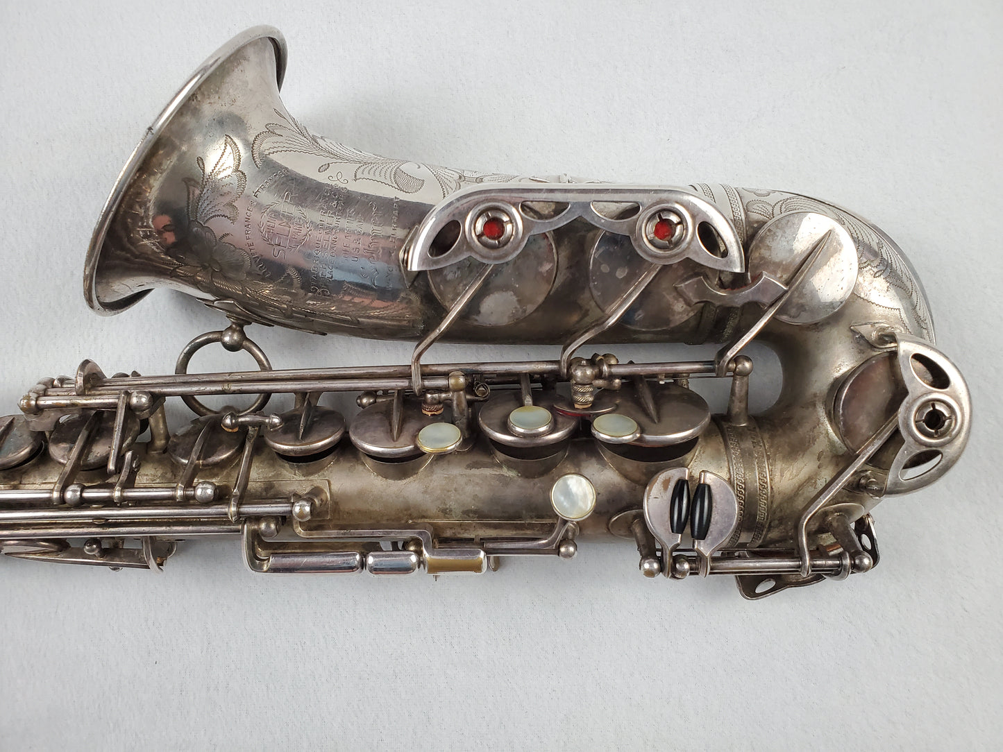 Selmer Balanced Action BA Alto Saxophone 22xxx - Satin Silver Plated w Gold Wash Bell