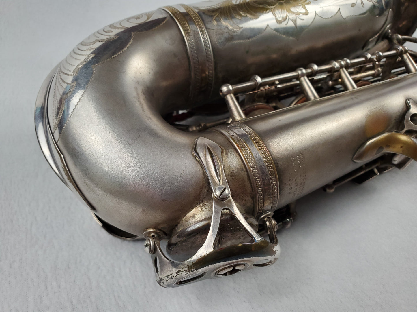Selmer Balanced Action BA Alto Saxophone 22xxx - Satin Silver Plated w Gold Wash Bell