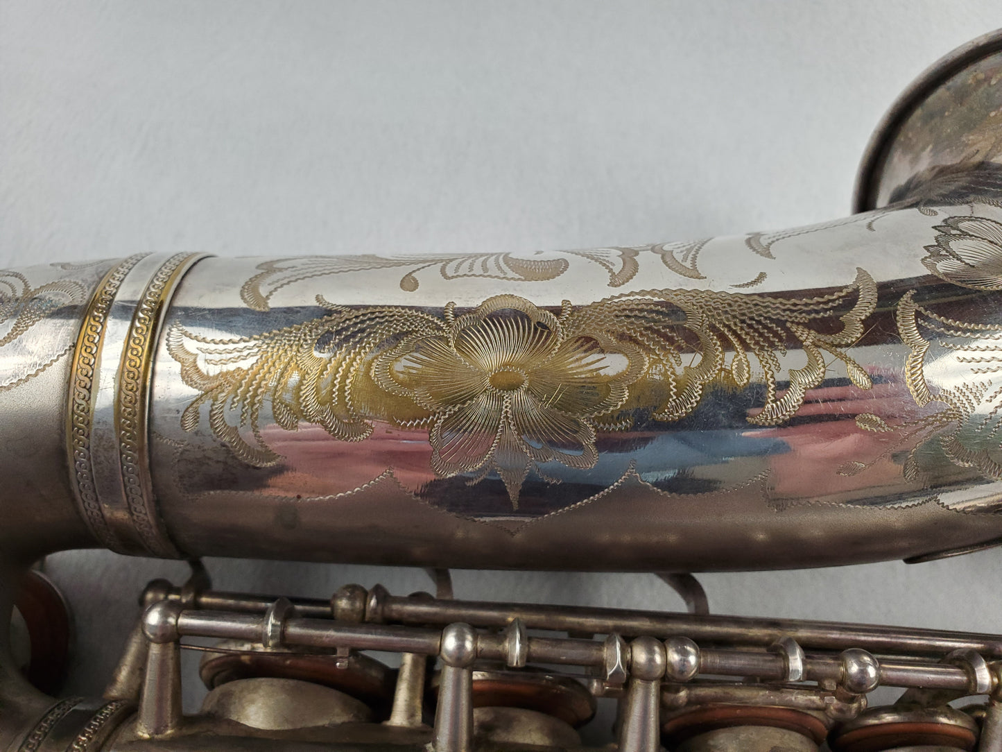 Selmer Balanced Action BA Alto Saxophone 22xxx - Satin Silver Plated w Gold Wash Bell