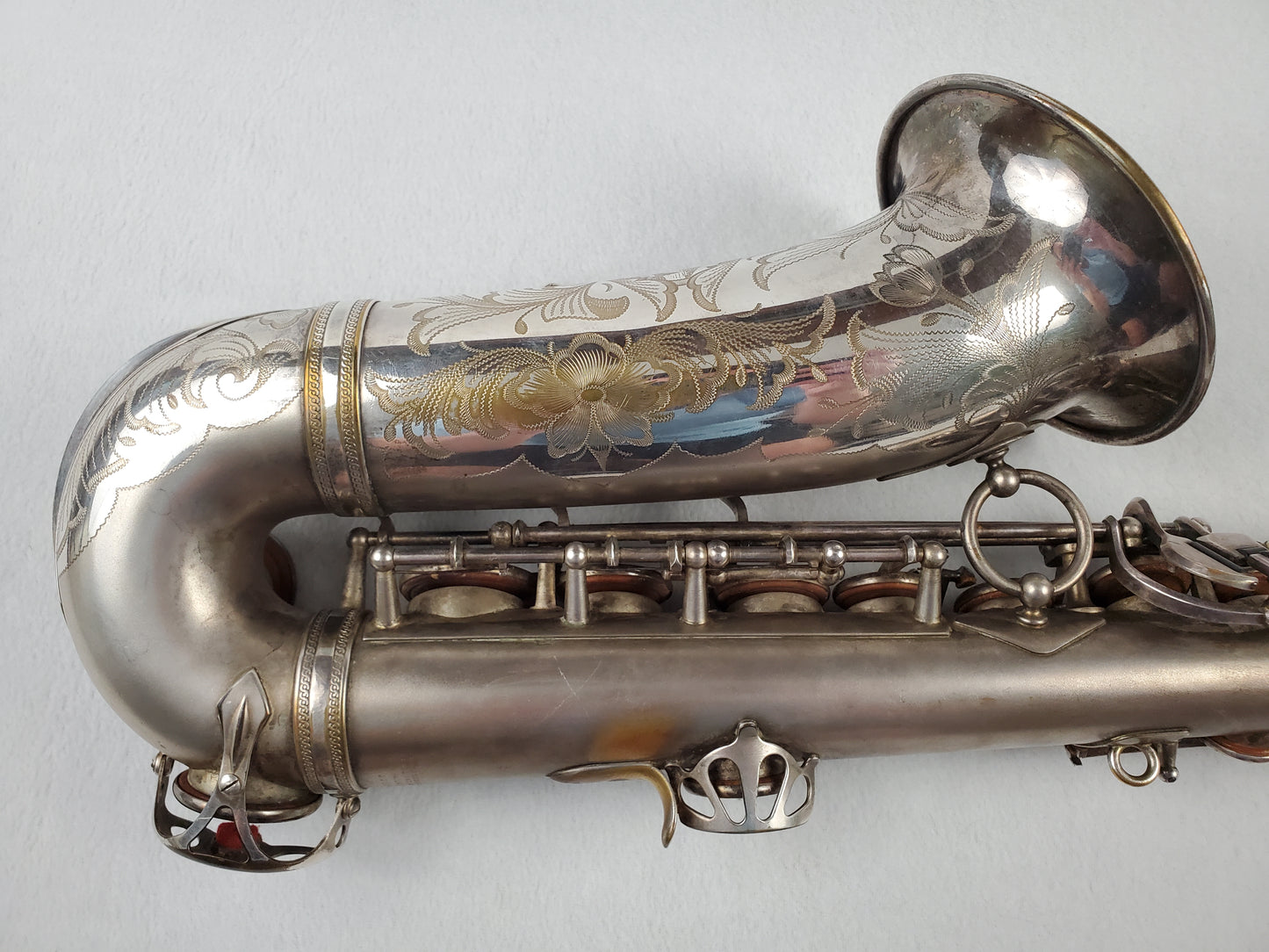Selmer Balanced Action BA Alto Saxophone 22xxx - Satin Silver Plated w Gold Wash Bell
