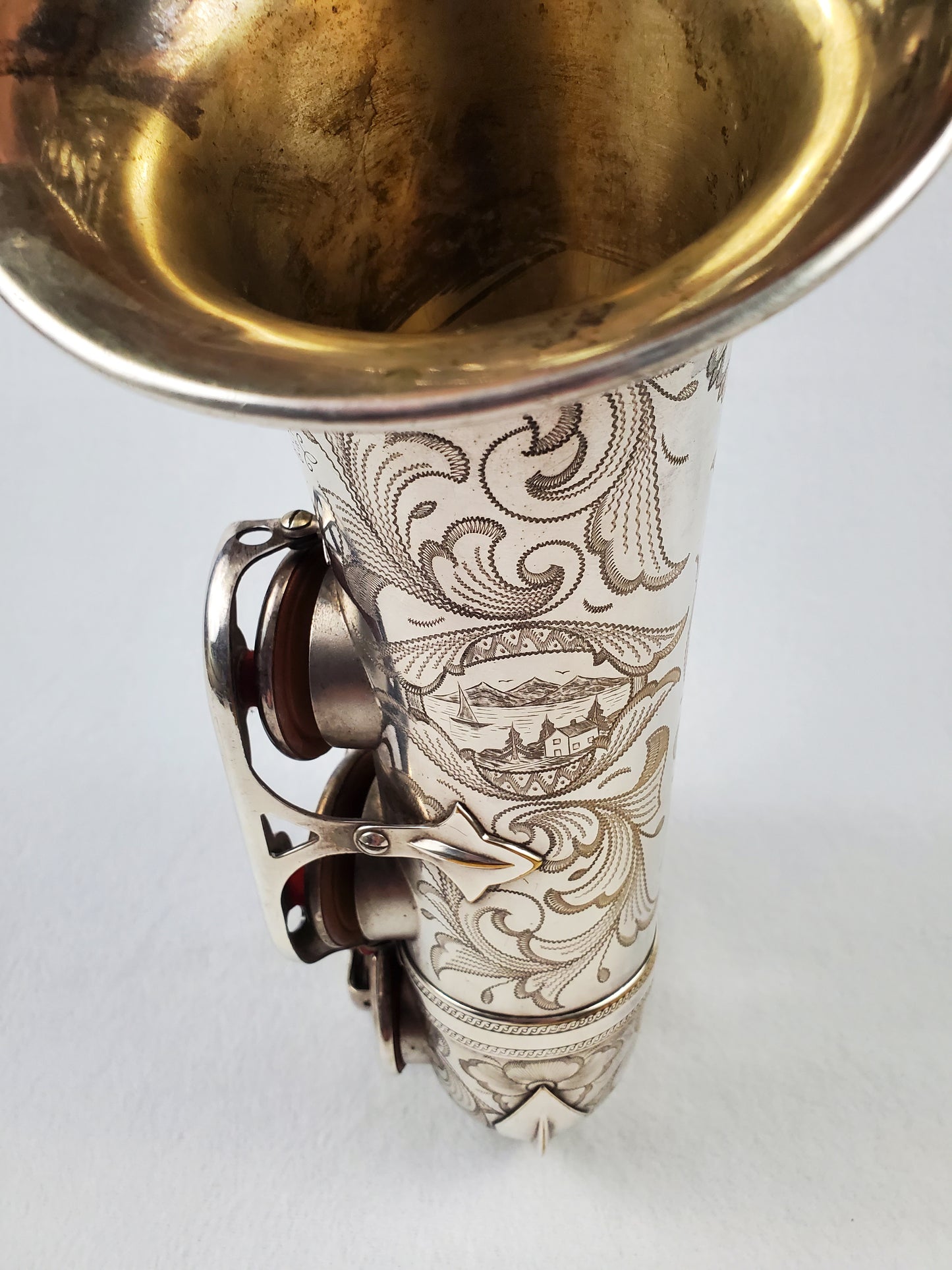 Selmer Balanced Action BA Alto Saxophone 22xxx - Satin Silver Plated w Gold Wash Bell