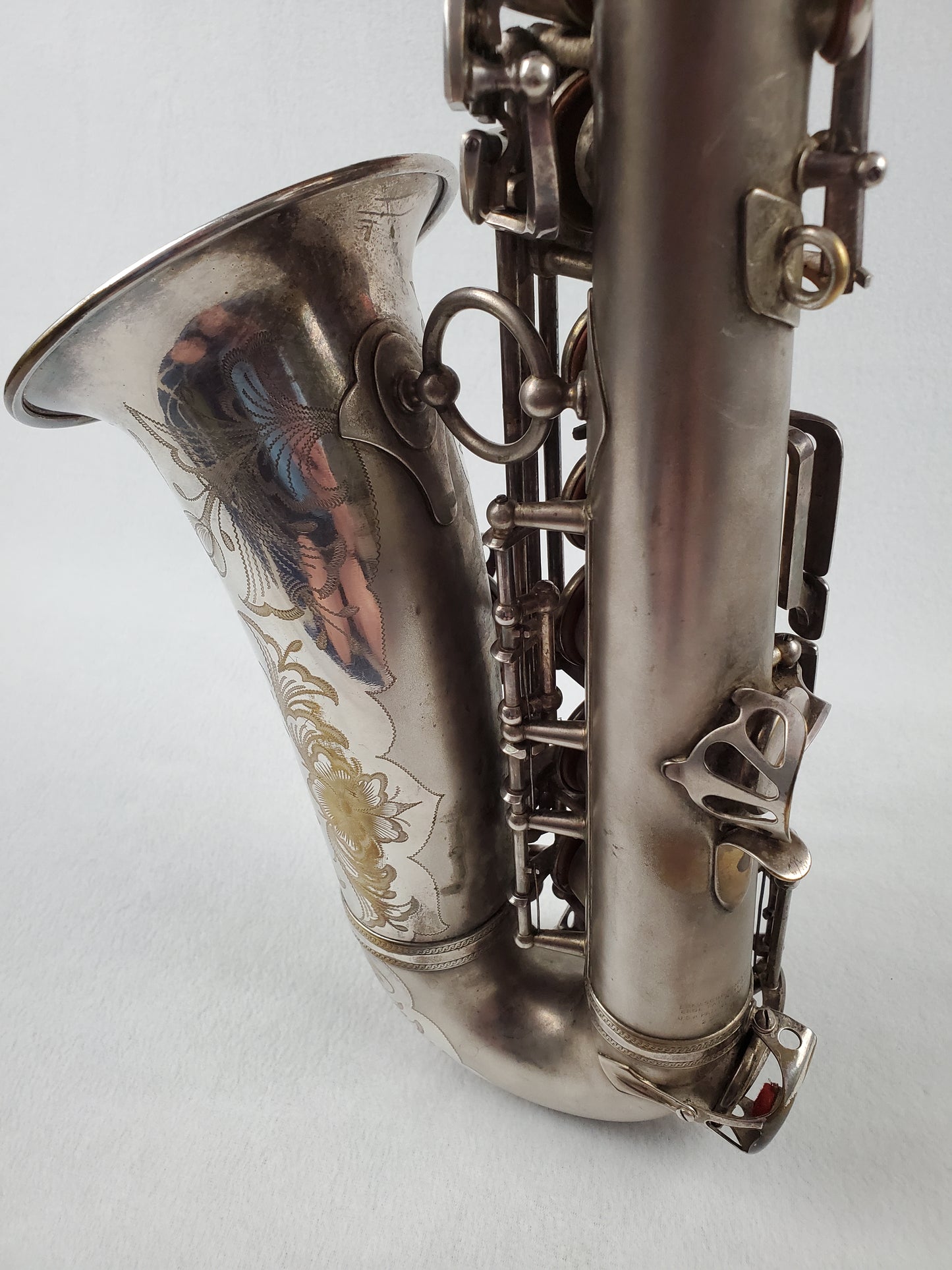 Selmer Balanced Action BA Alto Saxophone 22xxx - Satin Silver Plated w Gold Wash Bell