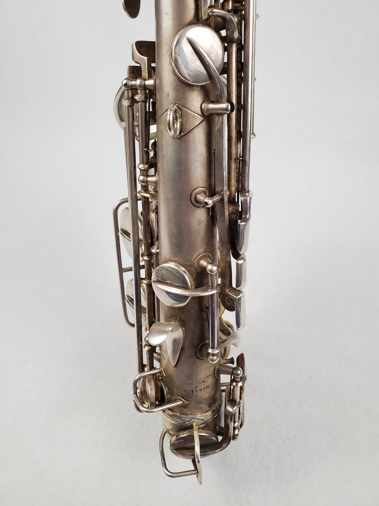 Conn F Mezzo Soprano Saxophone 213xxx - Silver Plated w Gold Wash Bell