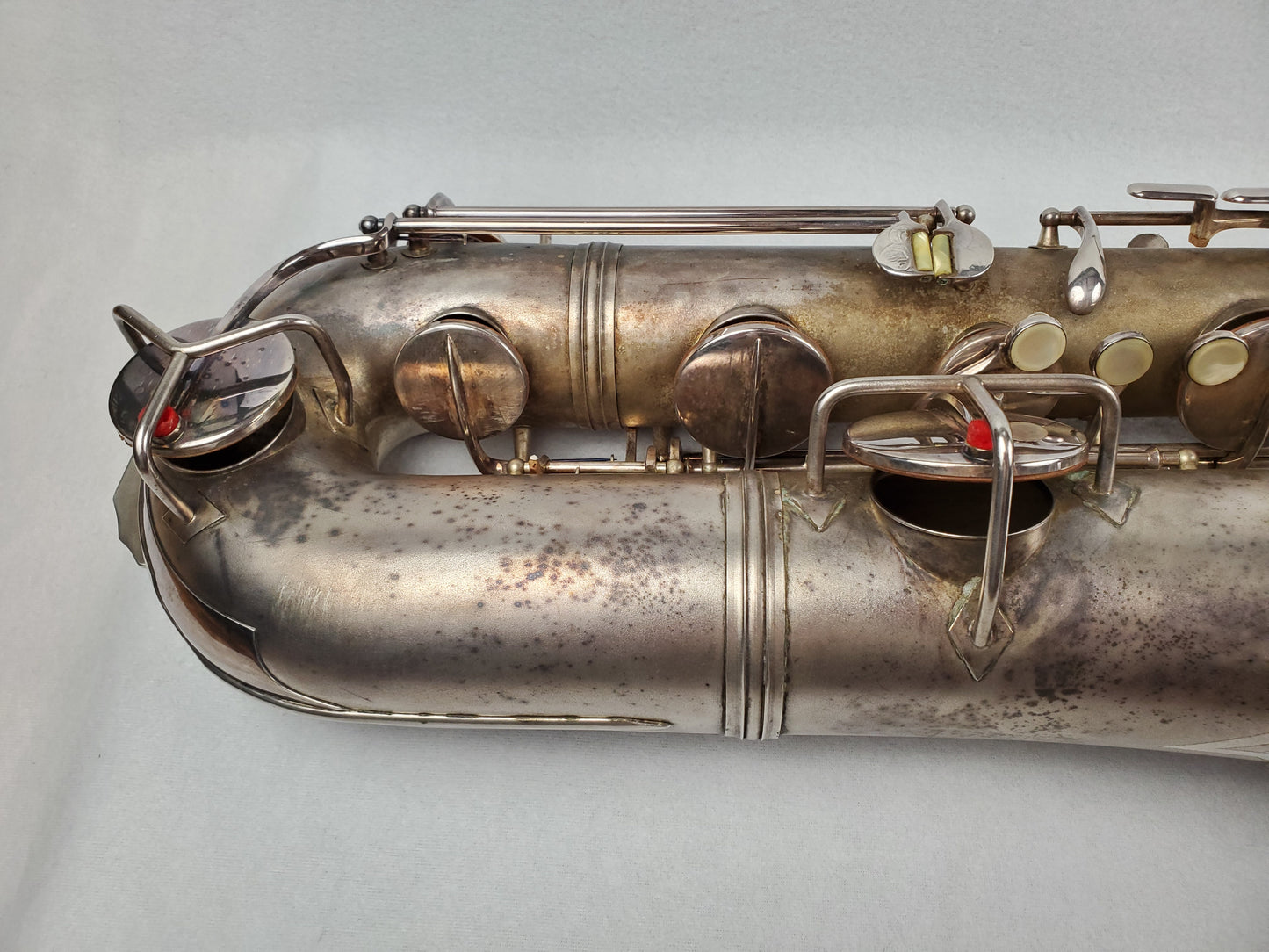 Conn 12M Bari Saxophone 311xxx - Silver Plated w Gold Wash Bell - Inquire