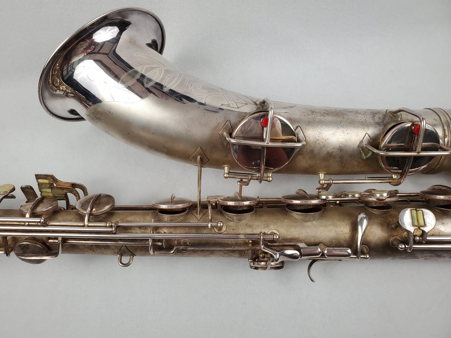 Conn 12M Bari Saxophone 311xxx - Silver Plated w Gold Wash Bell - Inquire