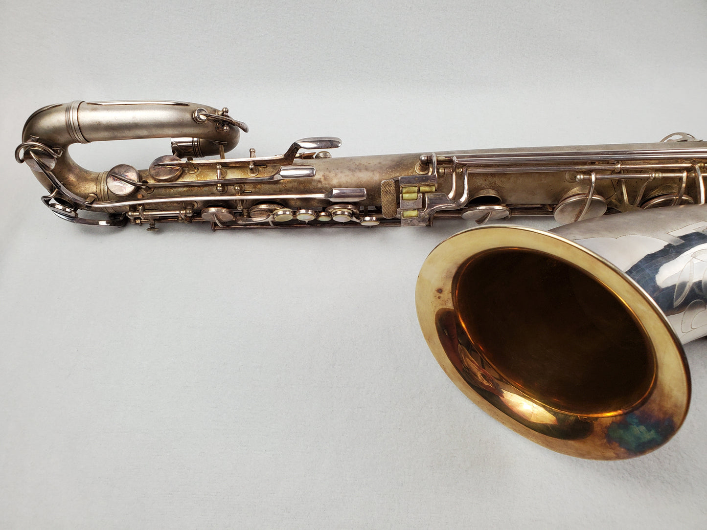 Conn 12M Bari Saxophone 311xxx - Silver Plated w Gold Wash Bell - Inquire