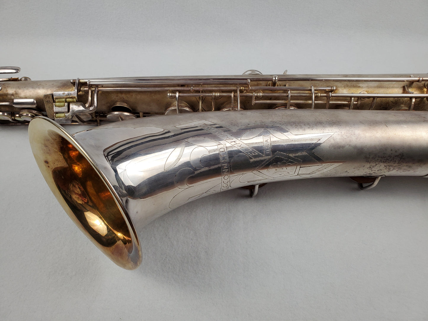 Conn 12M Bari Saxophone 311xxx - Silver Plated w Gold Wash Bell - Inquire