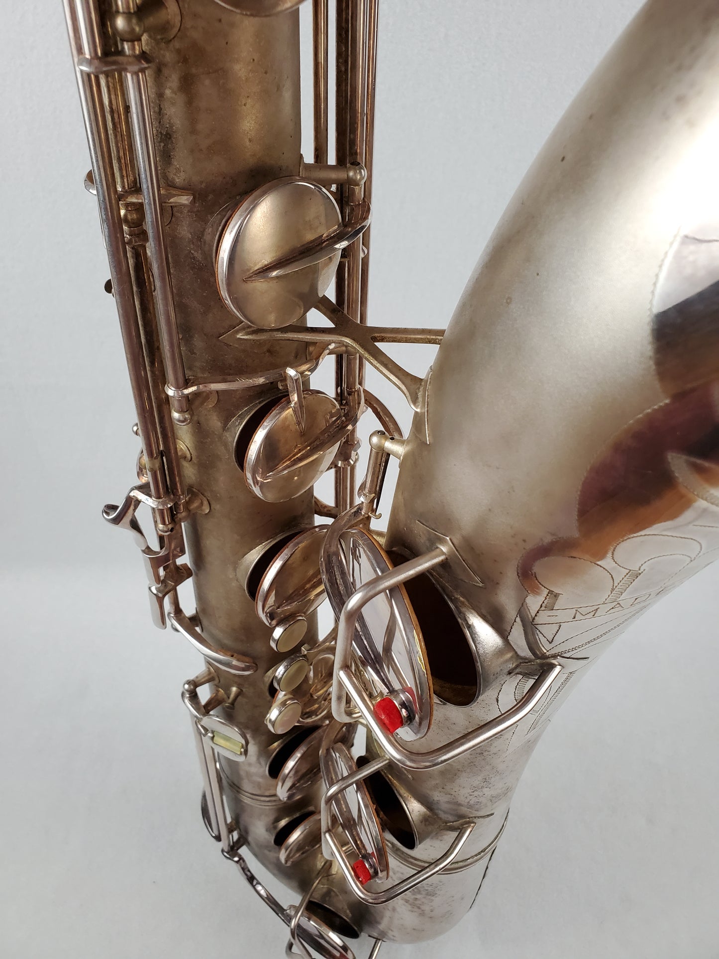 Conn 12M Bari Saxophone 311xxx - Silver Plated w Gold Wash Bell - Inquire