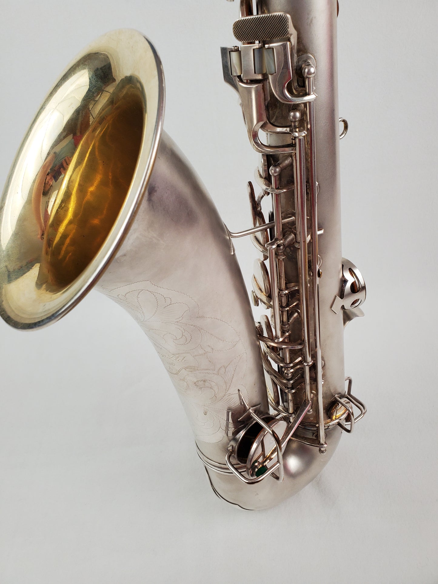 Conn New Wonder II NWII Tenor Saxophone 207xxx - Silver Plated w Gold Wash Bell