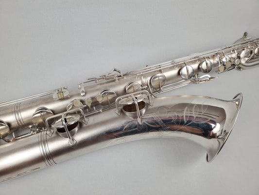 Conn 12M Bari Saxophone 311xxx - Silver Plated w Gold Wash Bell