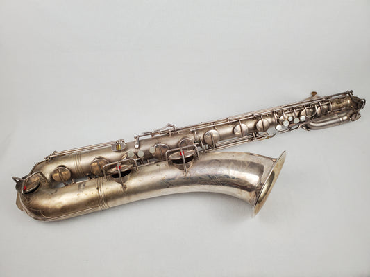 Conn 12M Bari Saxophone 291xxx - Silver Plated w Gold Wash Bell