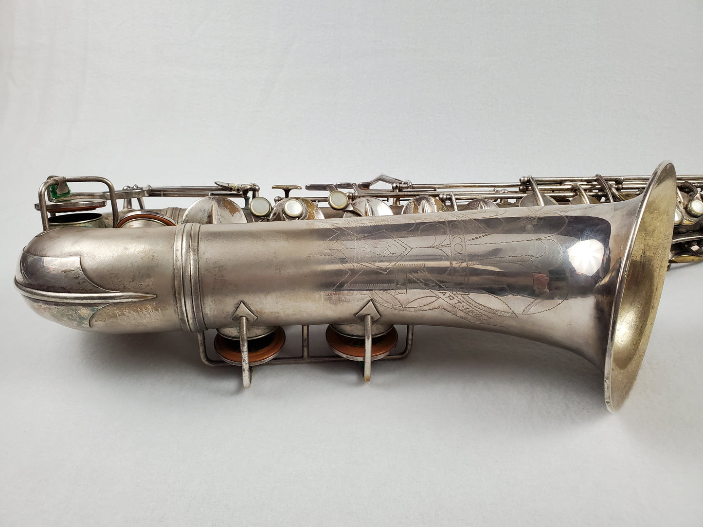 Conn 10M Tenor Saxophone 274xxx - Silver Plated w Gold Wash Bell