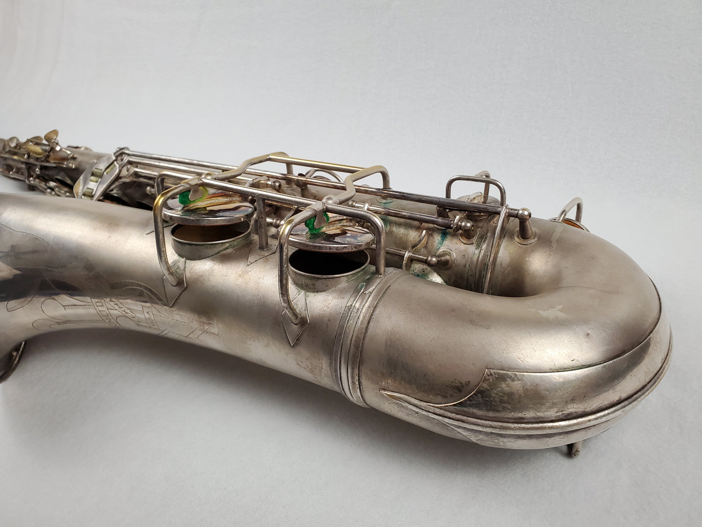 Conn 10M Tenor Saxophone 274xxx - Silver Plated w Gold Wash Bell