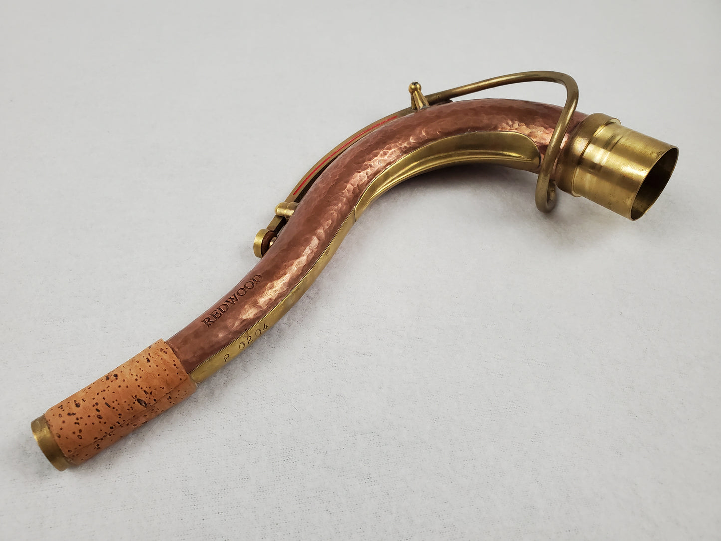 KB Sax Redwood Hand-Hammered Copper Tenor Neck