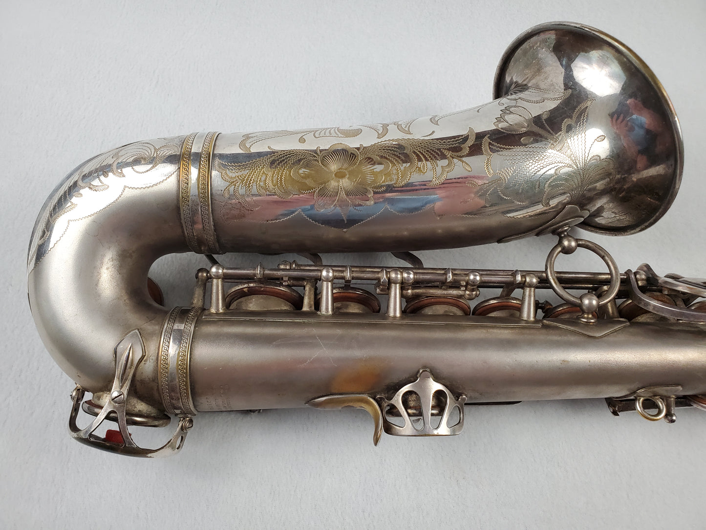 Selmer Balanced Action BA Alto Saxophone 22xxx - Satin Silver Plated w Gold Wash Bell
